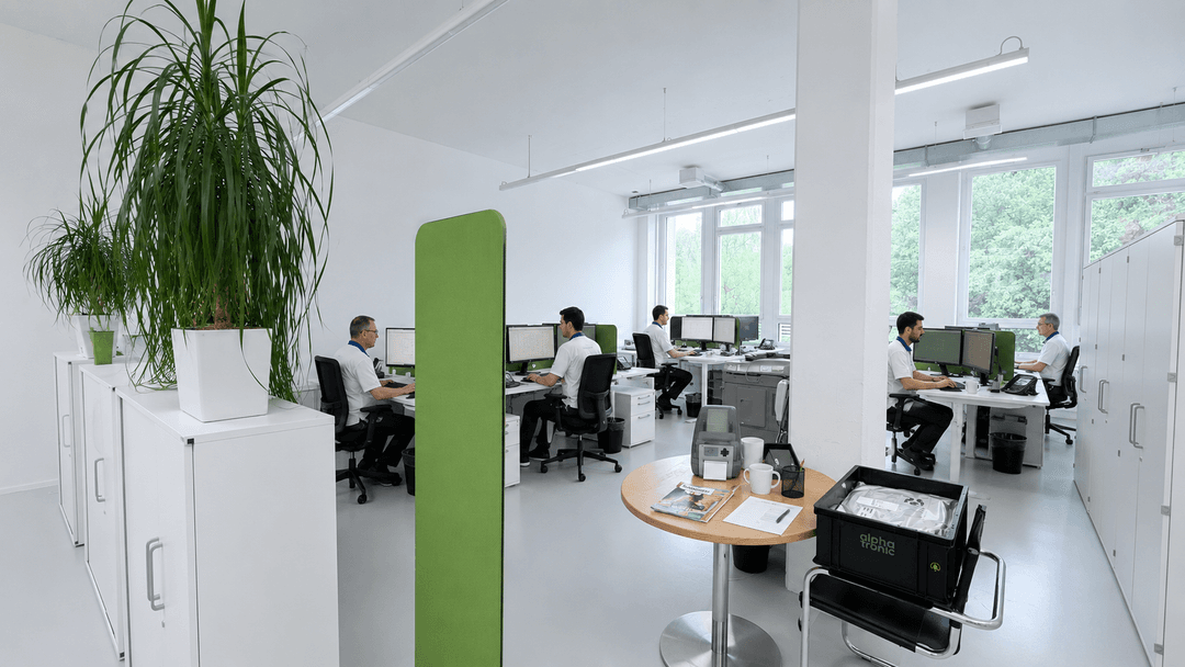 Team at work at Alphatronic AG